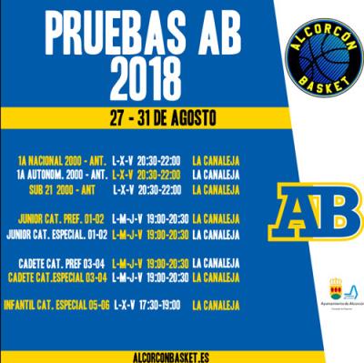 Cartel PruebasAlcorconBasketAg18gr