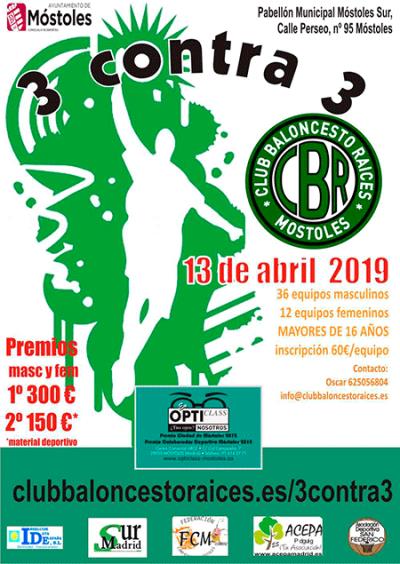 Cartel 3x3CBRaices2019