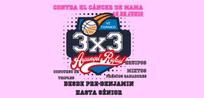 3x3 mixto de Arcángel Rafael contra el cáncer de mama