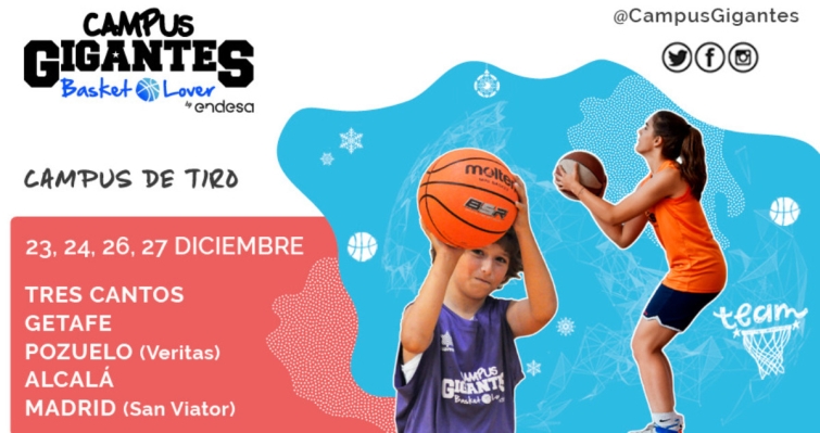 ¡Vuelve el Campus Gigantes Basket Lover!