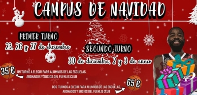 Campus navideño del Fuenlabrada