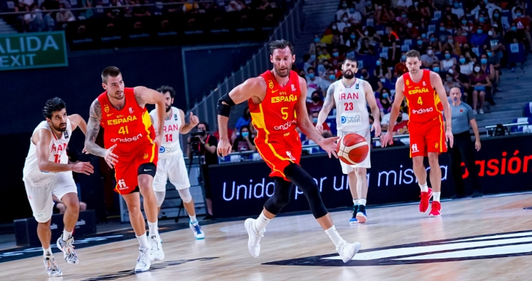 La selección disfruta en el WiZink Center